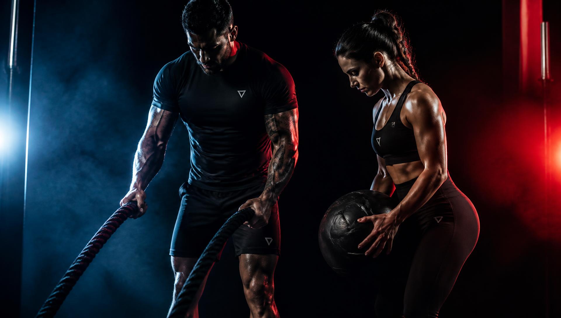 Athletes training in Ludus Sports performance apparel